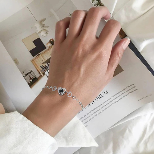 Pulsera personalizada con foto | Regalo Romantico para parejas, mama y recuerdos