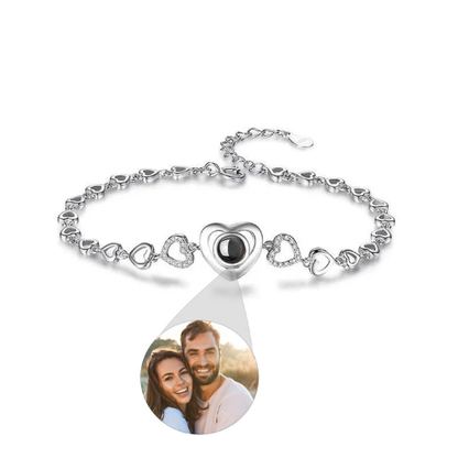 Pulsera personalizada con foto | Regalo Romantico para parejas, mama y recuerdos