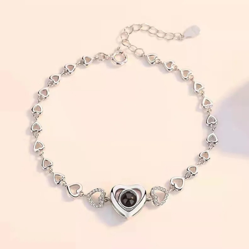 Pulsera personalizada con foto | Regalo Romantico para parejas, mama y recuerdos