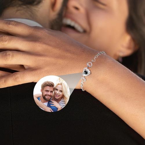 Pulsera personalizada con foto | Regalo Romantico para parejas, mama y recuerdos